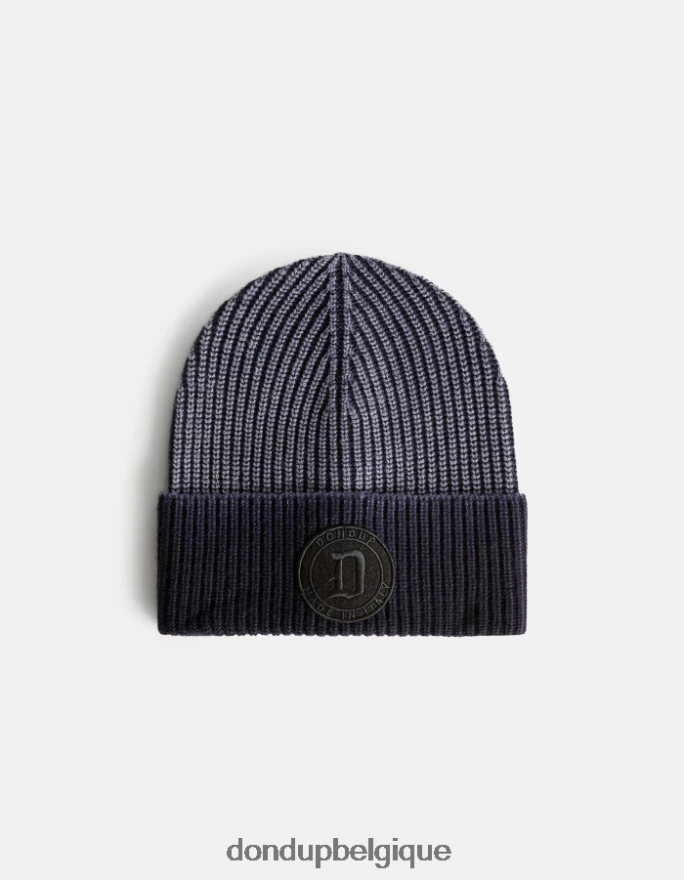 Hommes accessoires DONDUP bleu marine chapeau de laine 8826D01011
