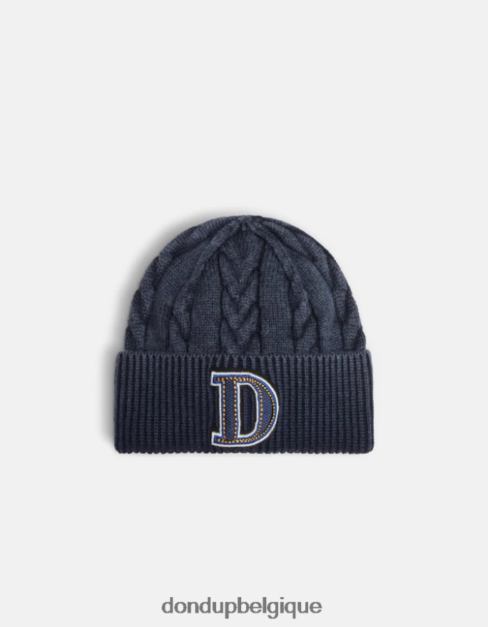 Hommes accessoires DONDUP bleu marine chapeau de laine 8826D01019