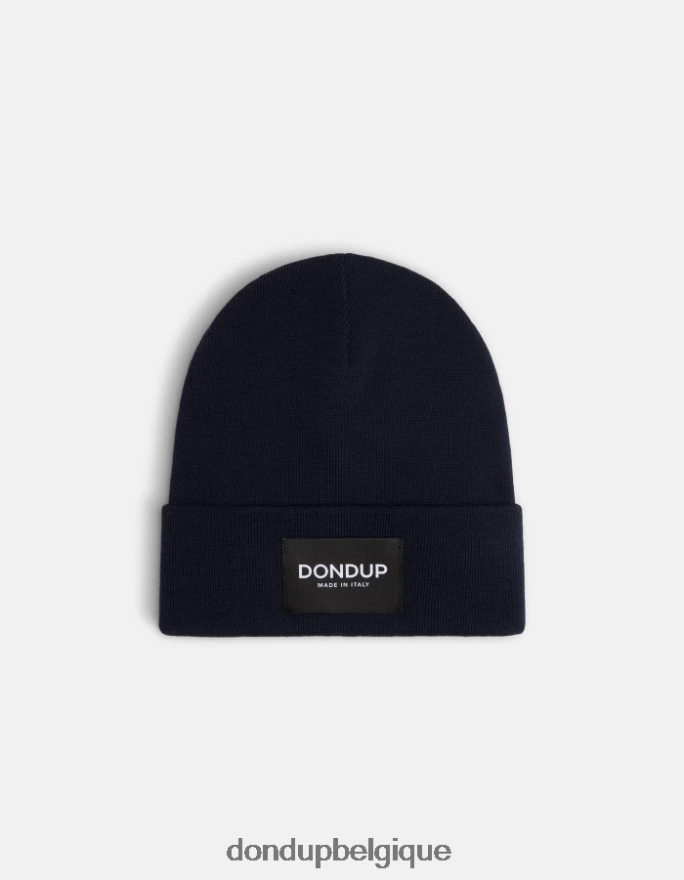 Hommes accessoires DONDUP bleu marine chapeau de laine 8826D0998