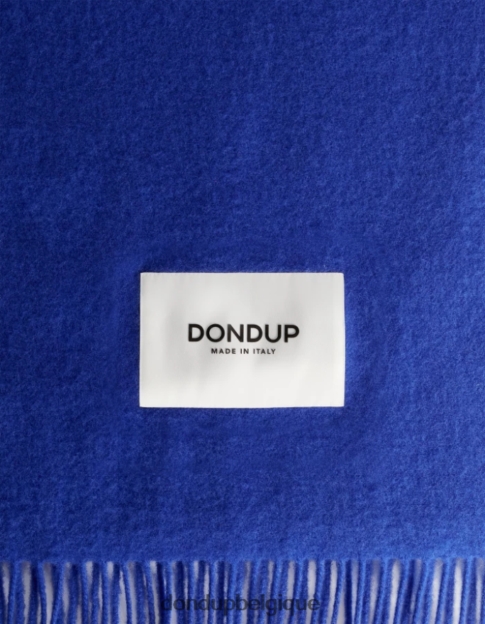 Hommes accessoires DONDUP bleu royal écharpe en laine 8826D01001