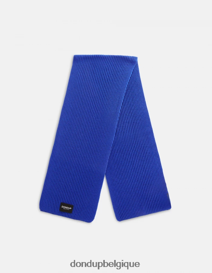 Hommes accessoires DONDUP bleu royal écharpe en laine 8826D0952