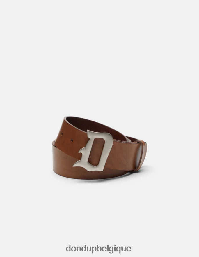 Hommes accessoires DONDUP boue ceinture en cuir 8826D0963