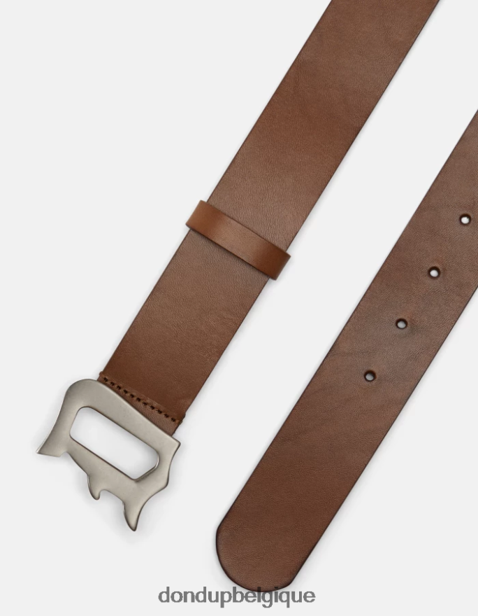 Hommes accessoires DONDUP boue ceinture en cuir 8826D0963