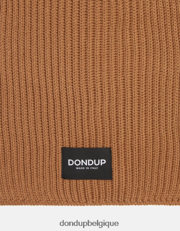 Hommes accessoires DONDUP cannelle écharpe en laine 8826D0948