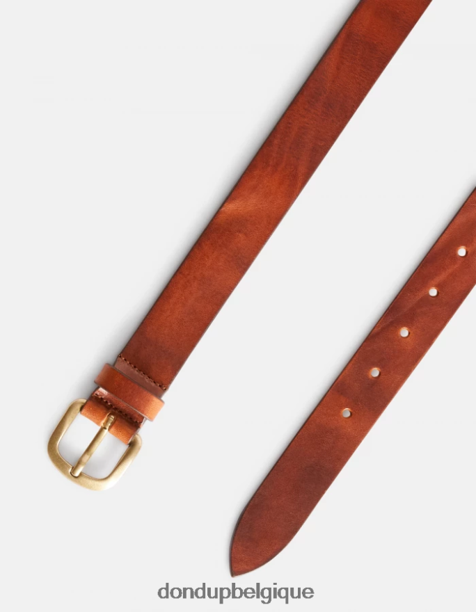 Hommes accessoires DONDUP cuoio ceinture en cuir vintage 8826D0966
