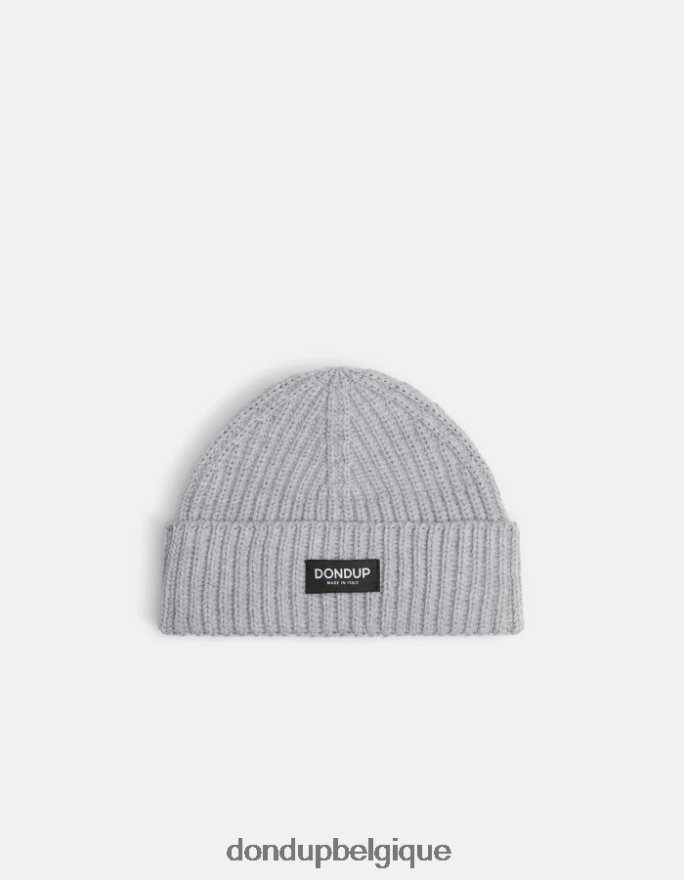 Hommes accessoires DONDUP gris clair chapeau de laine 8826D0937