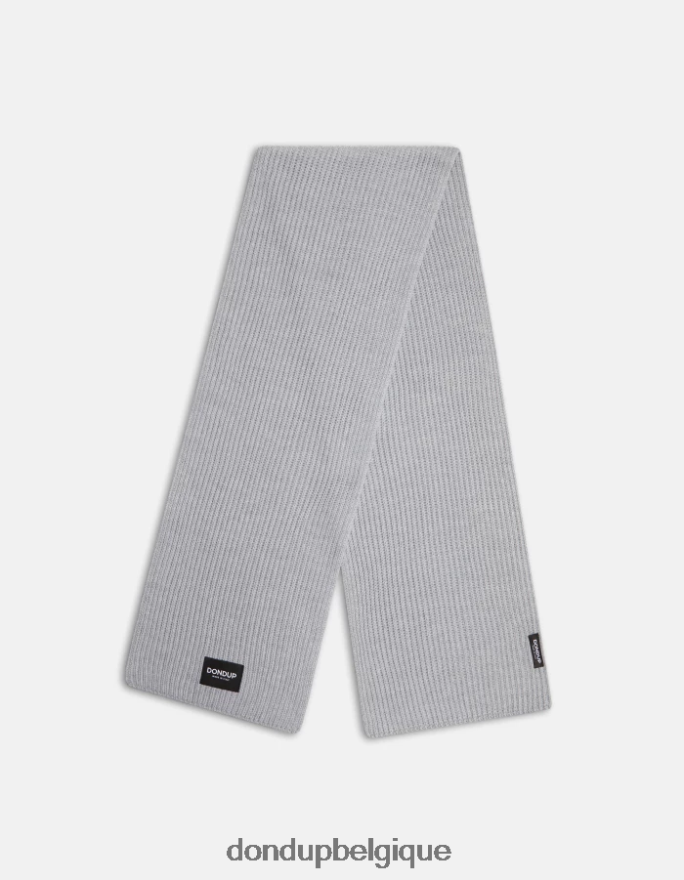 Hommes accessoires DONDUP gris clair écharpe en laine 8826D0955