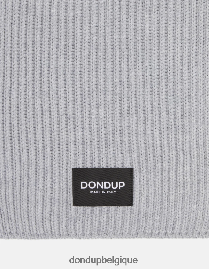 Hommes accessoires DONDUP gris clair écharpe en laine 8826D0955