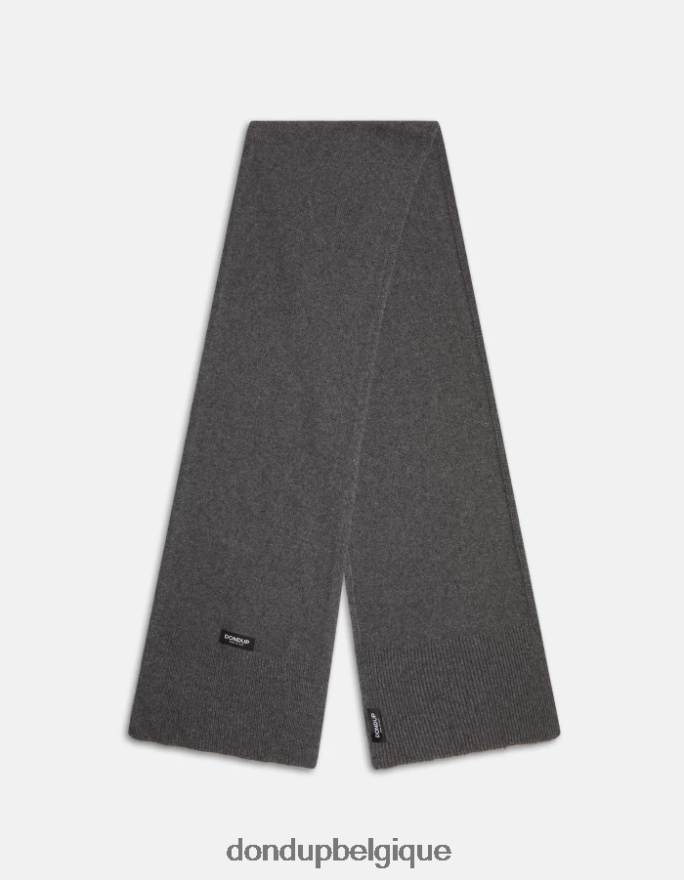 Hommes accessoires DONDUP gris écharpe en cachemire 8826D01006