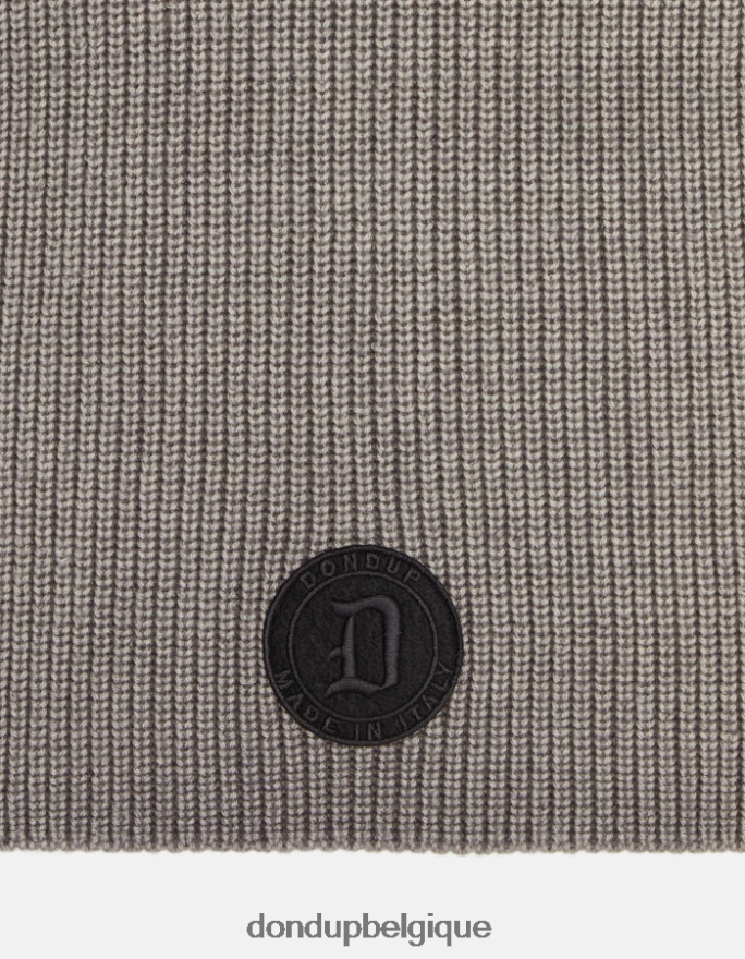 Hommes accessoires DONDUP gris écharpe en laine 8826D0958