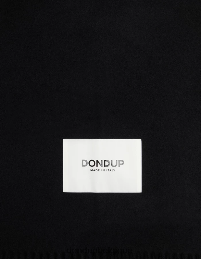 Hommes accessoires DONDUP noir écharpe en laine 8826D01003