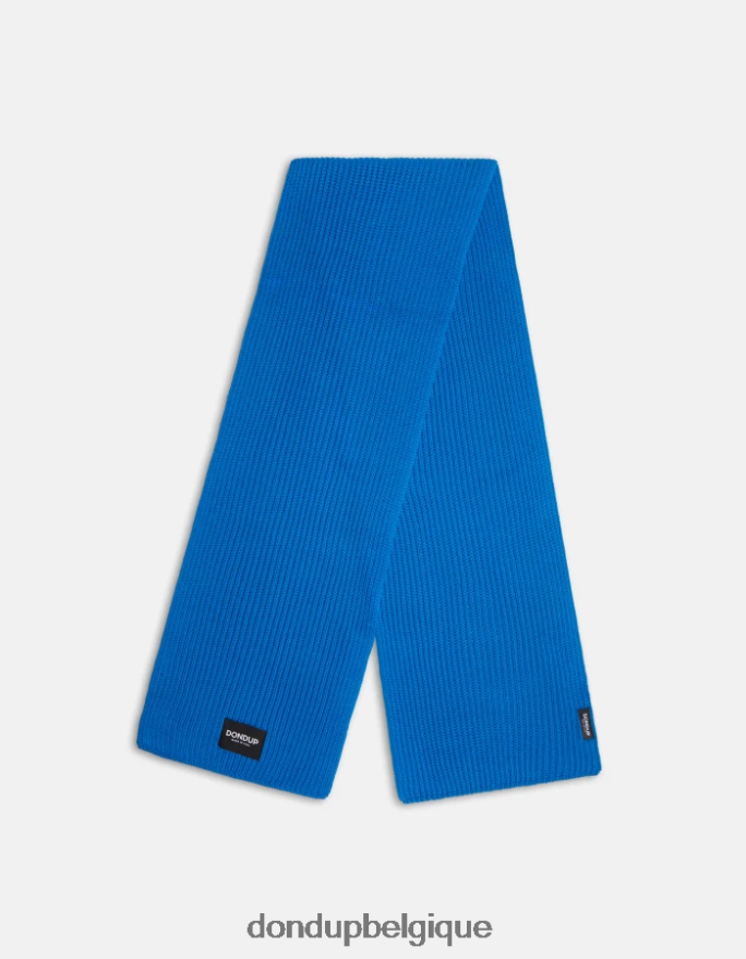 Hommes accessoires DONDUP turquoise écharpe en laine 8826D0953