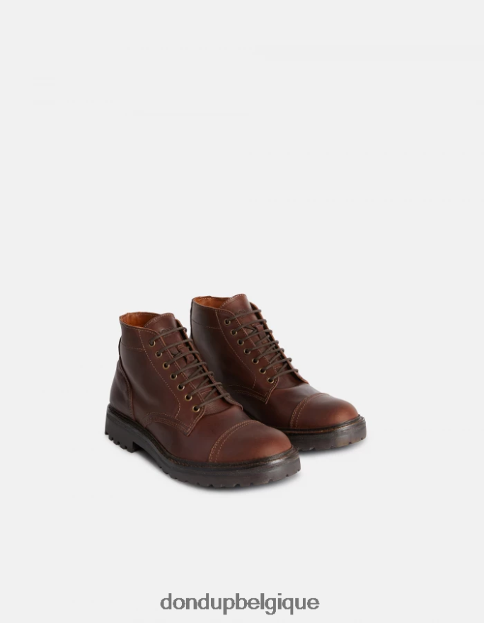 Hommes chaussure DONDUP bruciato bottes militaires en cuir de veau 8826D0974
