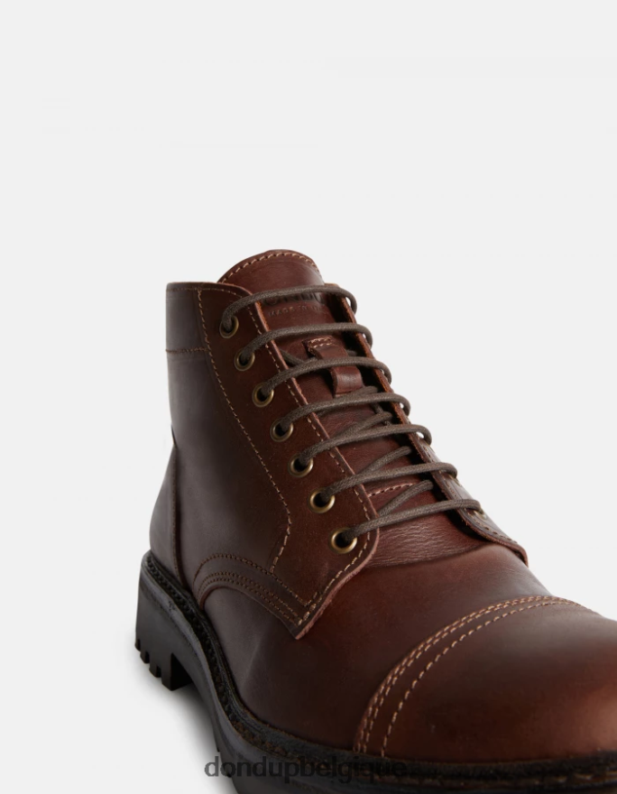 Hommes chaussure DONDUP bruciato bottes militaires en cuir de veau 8826D0974