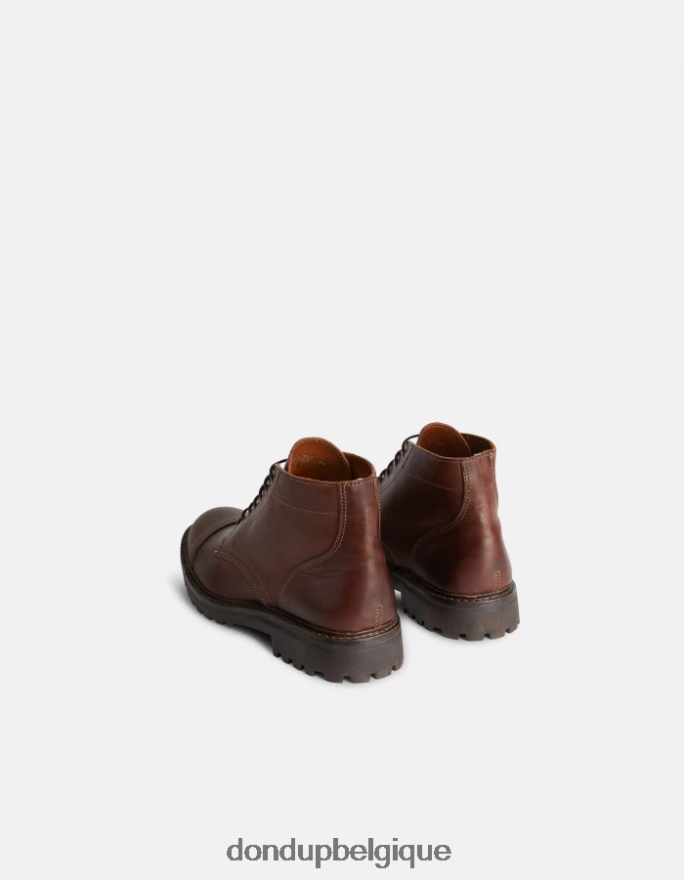 Hommes chaussure DONDUP bruciato bottes militaires en cuir de veau 8826D0974