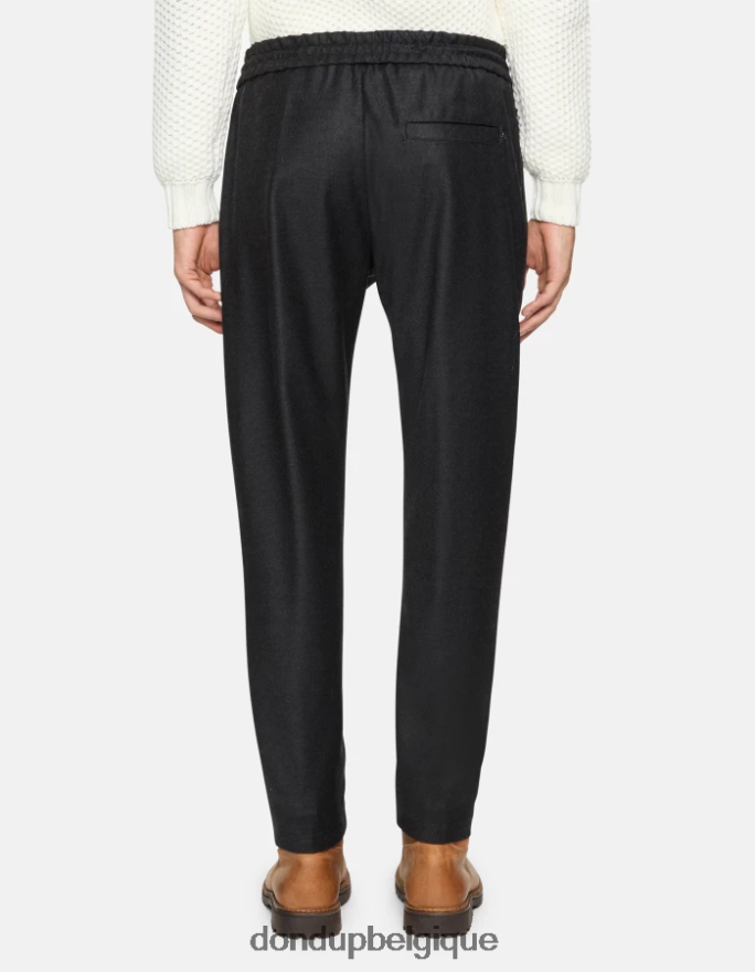 Hommes vêtements DONDUP asphalte jogging en flanelle yuri 8826D0728