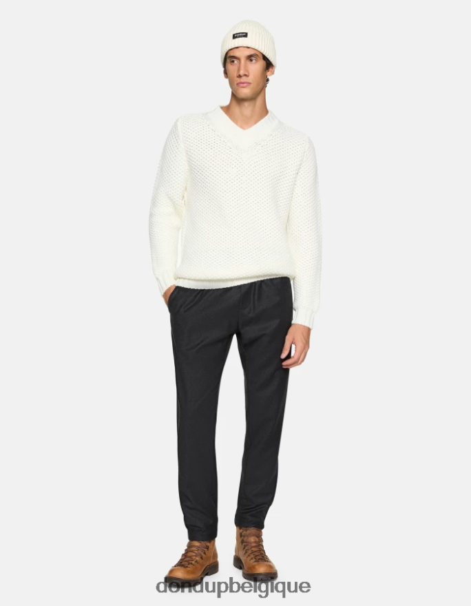 Hommes vêtements DONDUP asphalte jogging en flanelle yuri 8826D0728