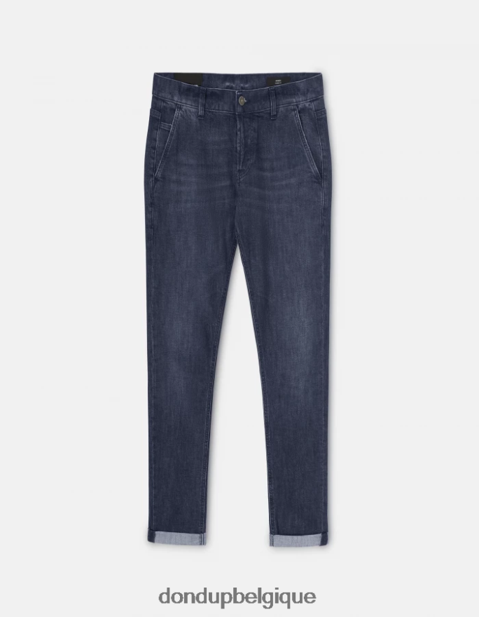 Hommes vêtements DONDUP bleu jean skinny Konor en denim stretch 8826D0666