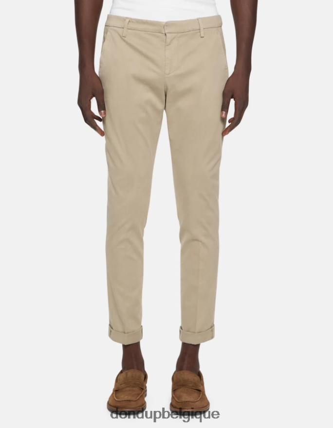 Hommes vêtements DONDUP cortège pantalon slim en coton gaubert 8826D0686