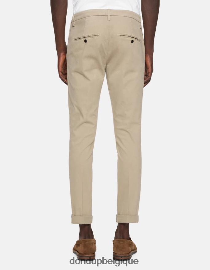 Hommes vêtements DONDUP cortège pantalon slim en coton gaubert 8826D0686