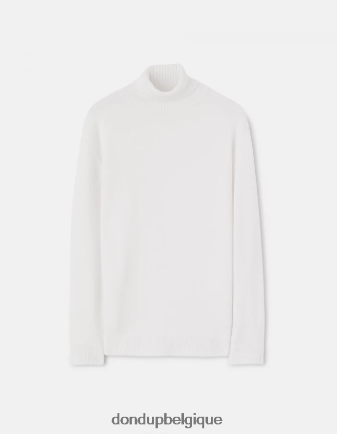 Hommes vêtements DONDUP fiocco pull en laine coupe classique à col polo 8826D0891
