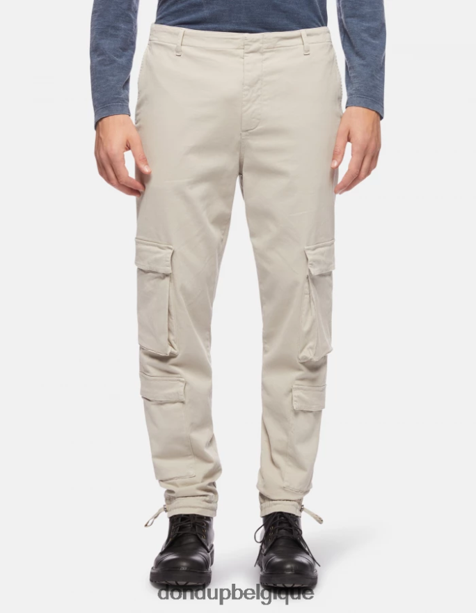Hommes vêtements DONDUP lievito pantalon cargo en coton ken 8826D0694