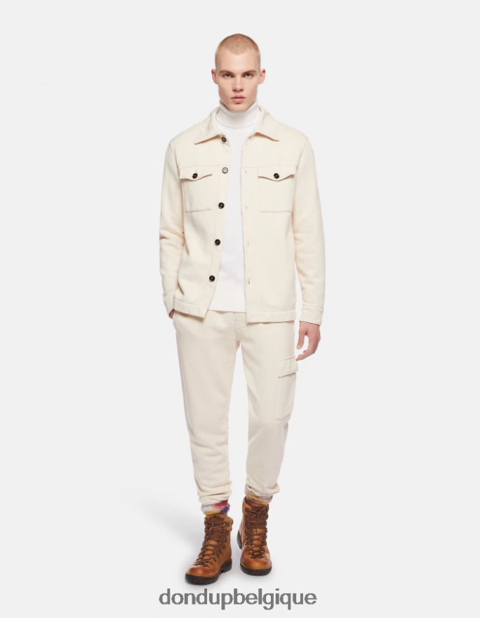 Hommes vêtements DONDUP lievito pantalon de jogging coupe classique en molleton 8826D0704