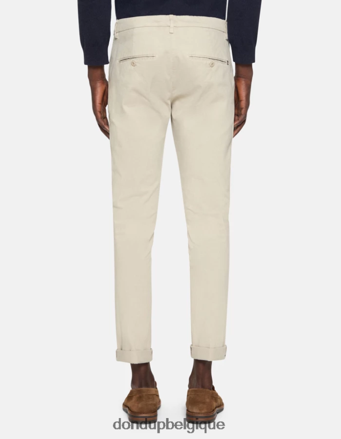 Hommes vêtements DONDUP lievito pantalon slim en coton gaubert 8826D0684
