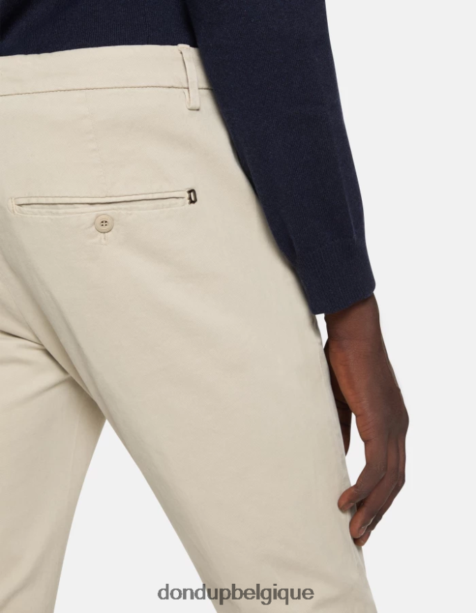 Hommes vêtements DONDUP lievito pantalon slim en coton gaubert 8826D0684