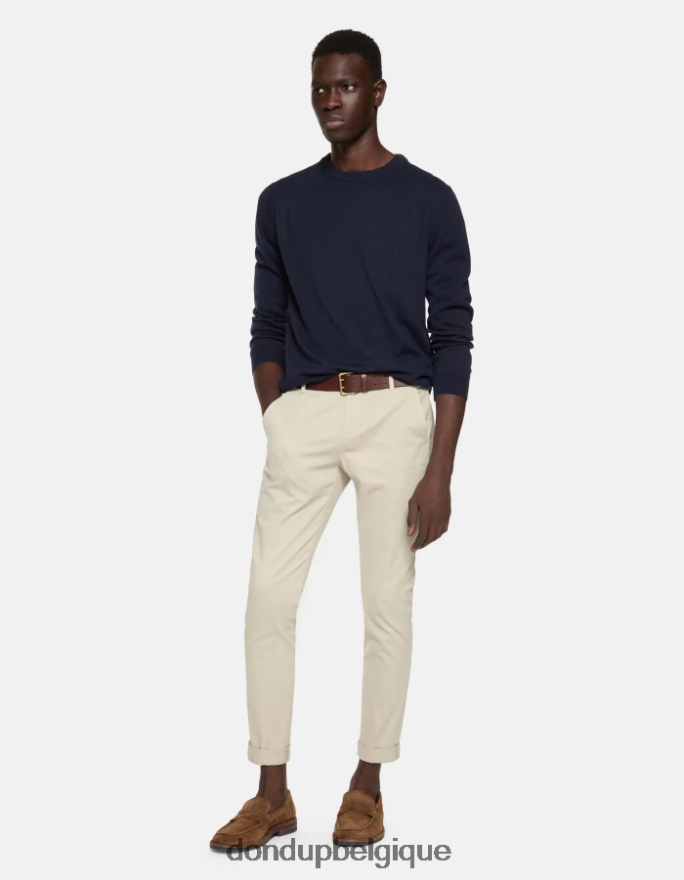 Hommes vêtements DONDUP lievito pantalon slim en coton gaubert 8826D0684