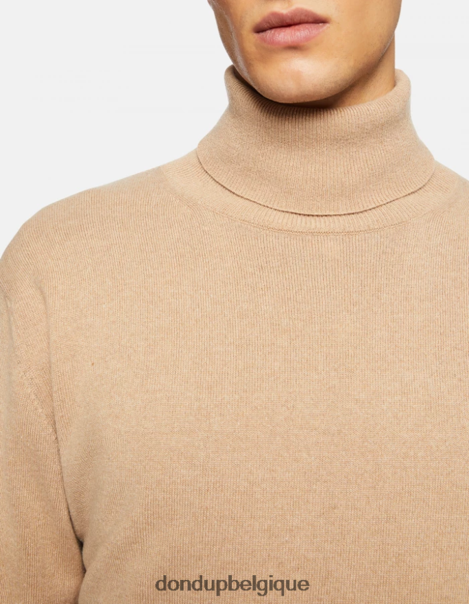 Hommes vêtements DONDUP lievito pull col polo coupe classique en cachemire et soie 8826D0868