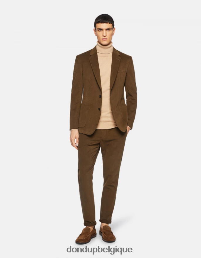 Hommes vêtements DONDUP lievito pull col polo coupe classique en cachemire et soie 8826D0868