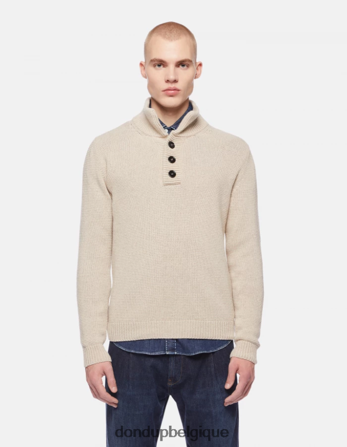 Hommes vêtements DONDUP lievito pull col roulé coupe classique en laine 8826D0888