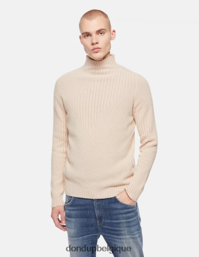 Hommes vêtements DONDUP lievito pull en laine coupe classique à col polo 8826D0890