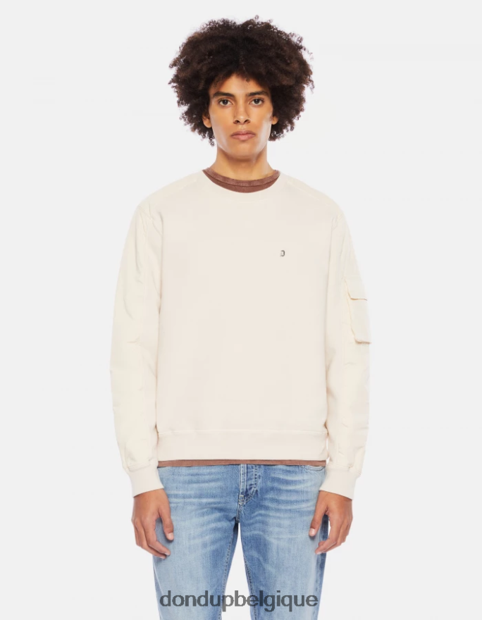 Hommes vêtements DONDUP lievito sweat-shirt coupe classique à col rond 8826D0830