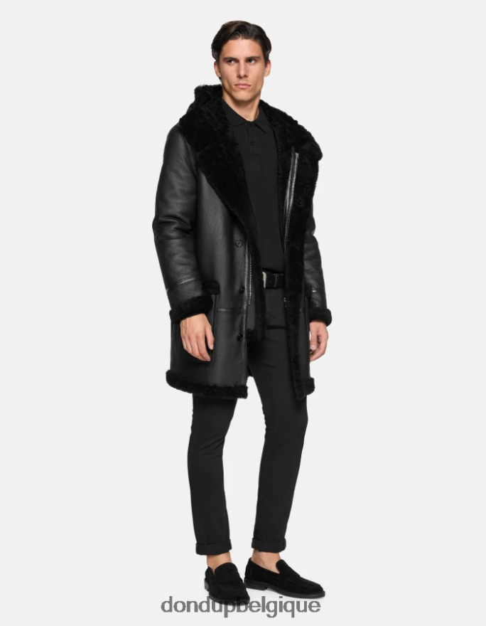 Hommes vêtements DONDUP noir Konor - Jean skinny en denim bull stretch 8826D0665