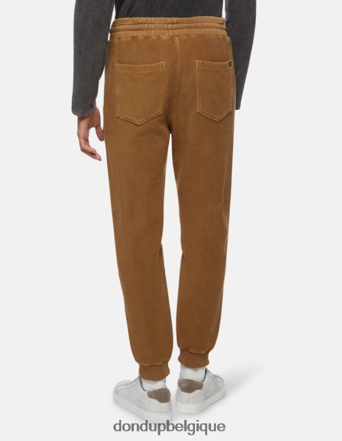 Hommes vêtements DONDUP non pantalon de jogging coupe classique en molleton 8826D0708