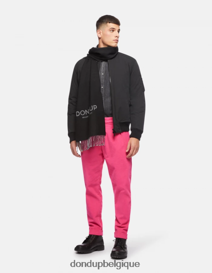Hommes vêtements DONDUP orchidée pantalon coupe carotte en velours oscar 8826D0736