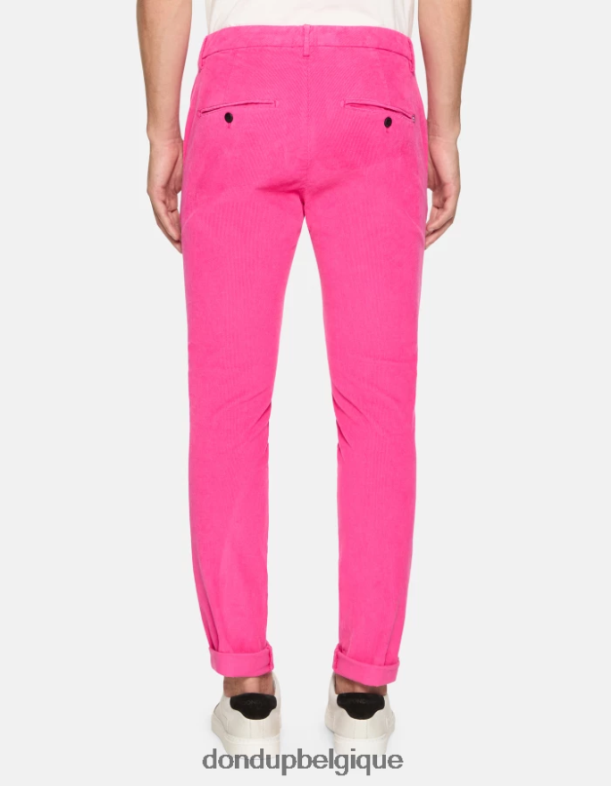 Hommes vêtements DONDUP orchidée pantalon slim en velours gaubert 8826D0764