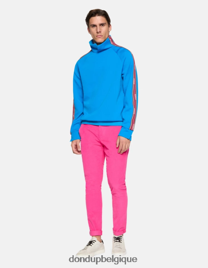 Hommes vêtements DONDUP orchidée pantalon slim en velours gaubert 8826D0764