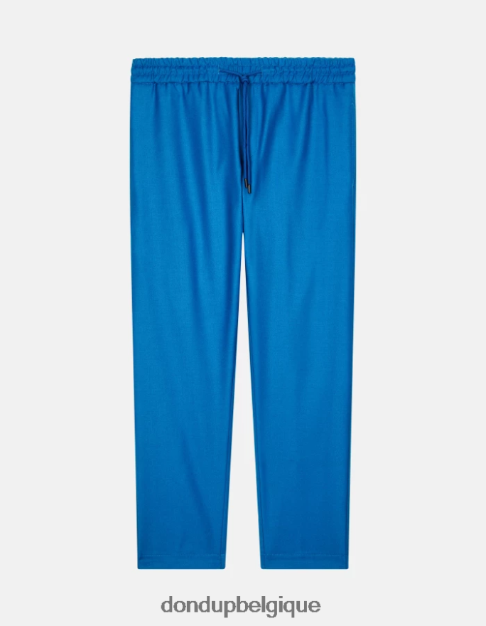 Hommes vêtements DONDUP turquoise jogging en flanelle yuri 8826D0729
