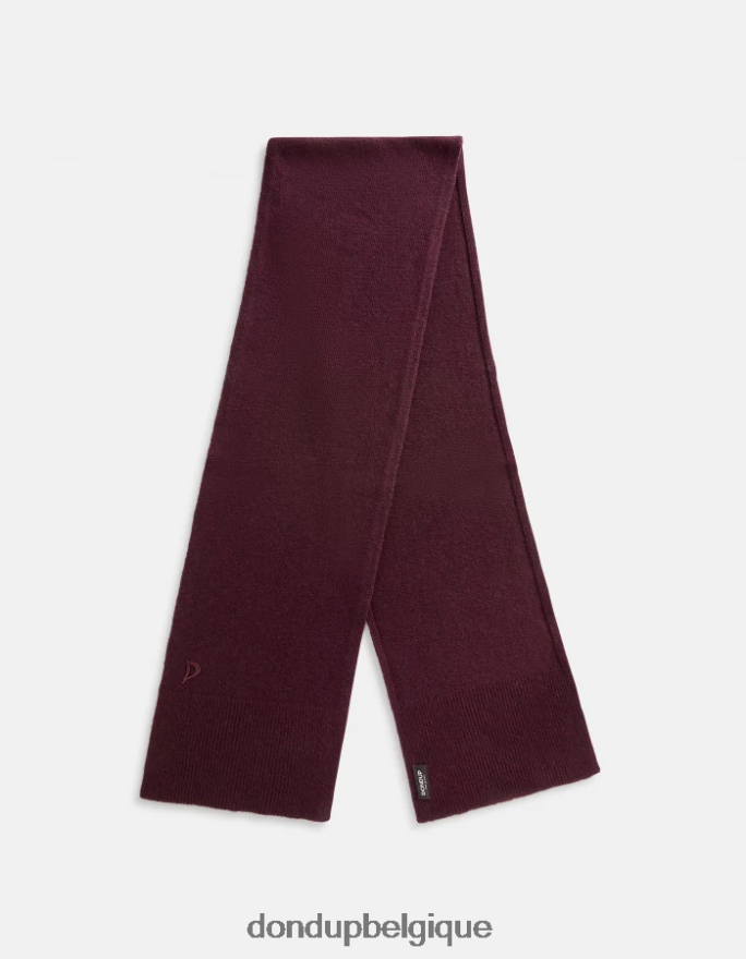 femmes accessoires DONDUP Prugna écharpe en cachemire 8826D0516