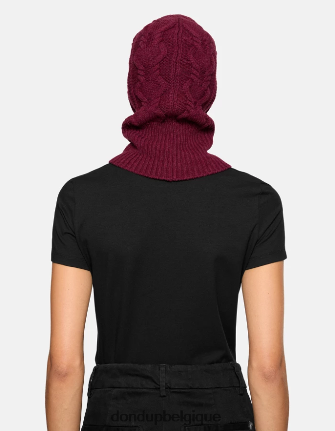 femmes accessoires DONDUP barbabietola cagoule en laine 8826D0550
