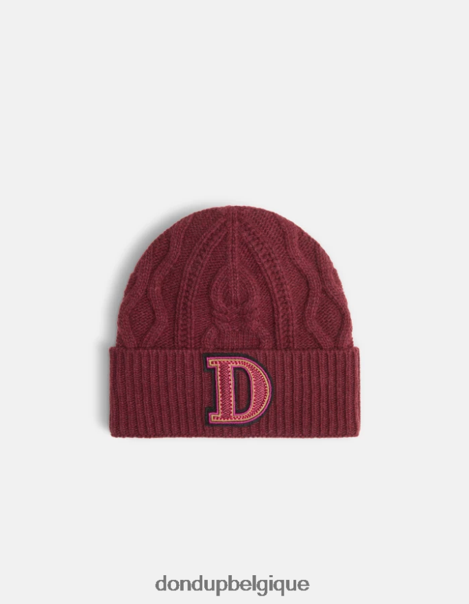 femmes accessoires DONDUP barbabietola chapeau de laine 8826D0547