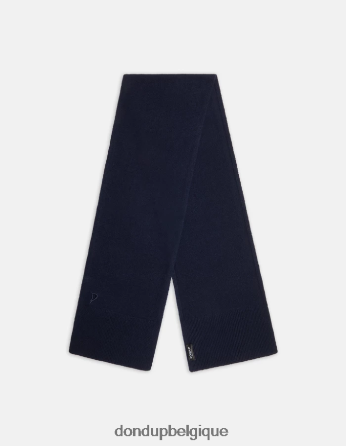 femmes accessoires DONDUP bleu marine écharpe en cachemire 8826D0514
