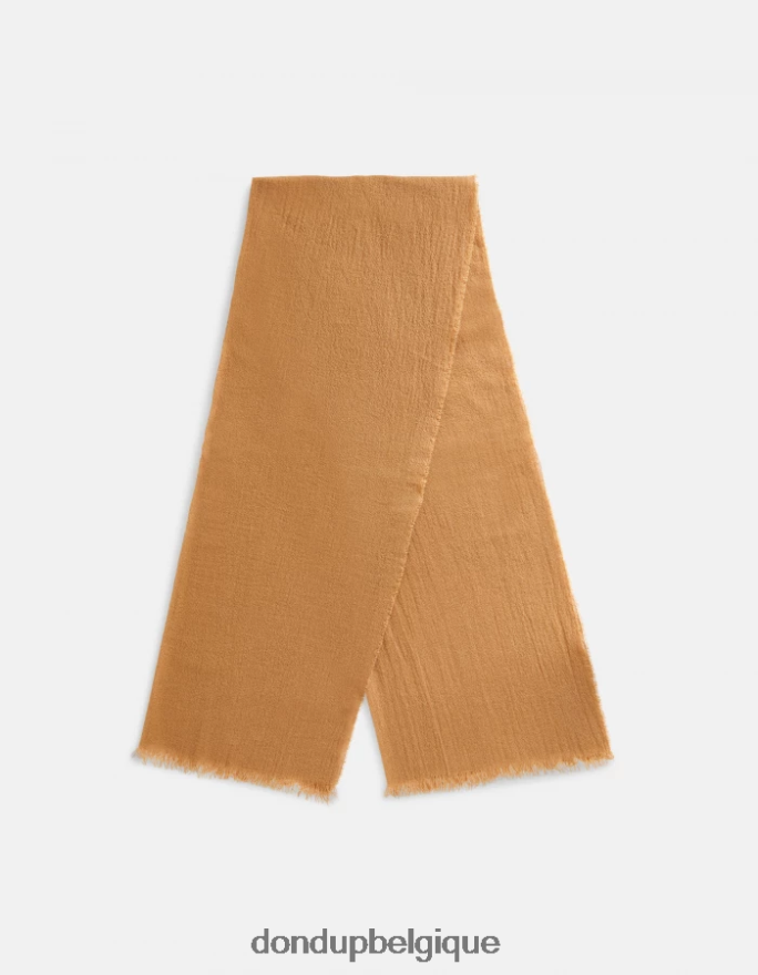 femmes accessoires DONDUP cannelle écharpe en laine 8826D0522