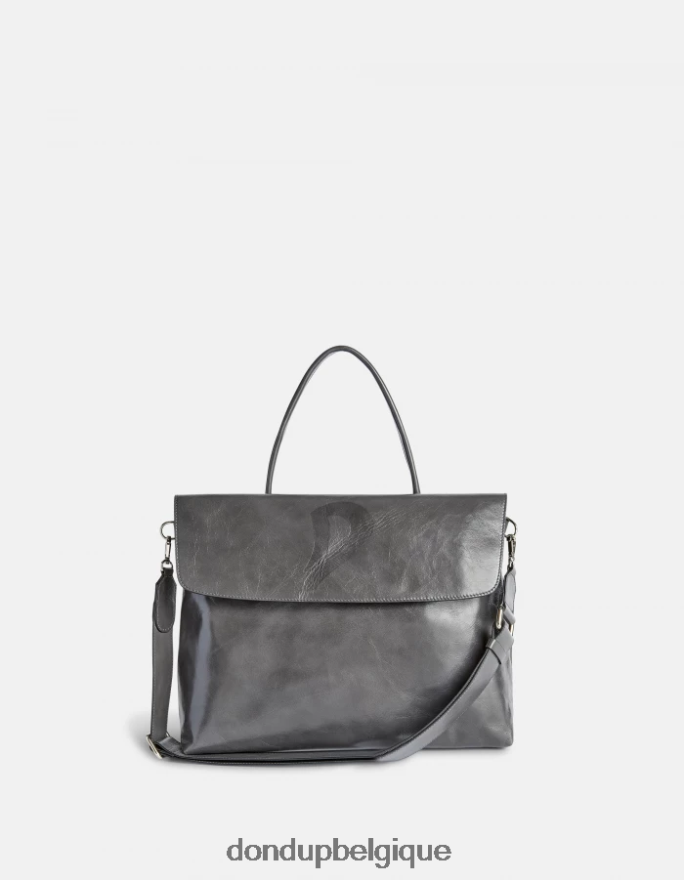 femmes accessoires DONDUP fumée sac en cuir brillant 8826D0489