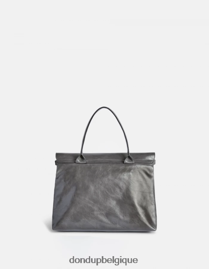 femmes accessoires DONDUP fumée sac en cuir brillant 8826D0489