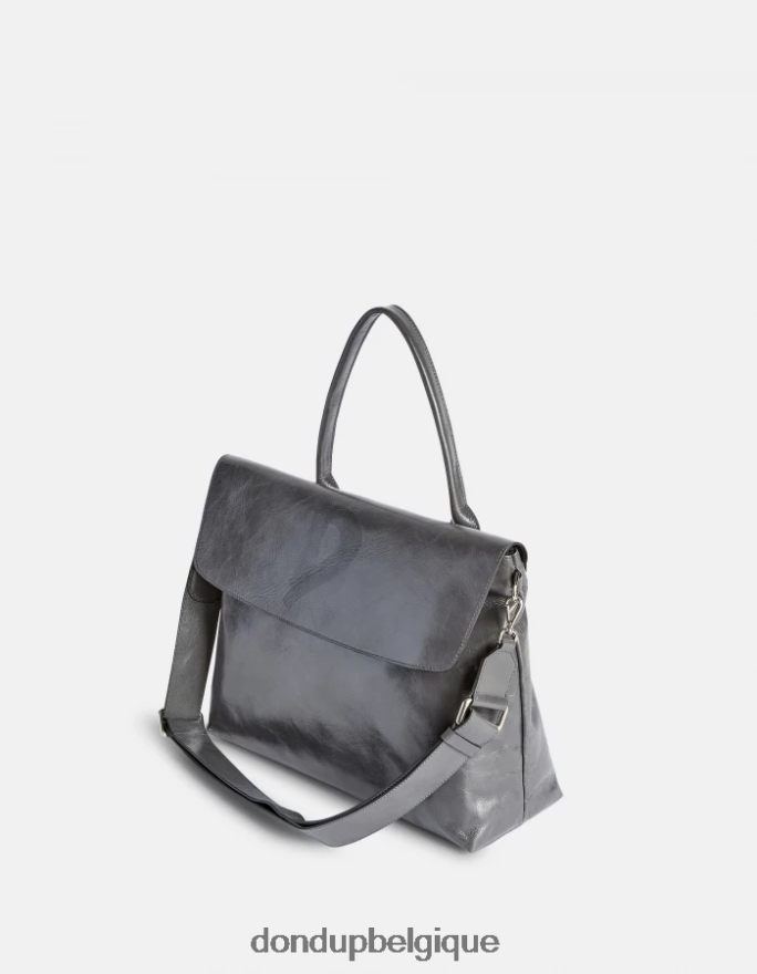 femmes accessoires DONDUP fumée sac en cuir brillant 8826D0489
