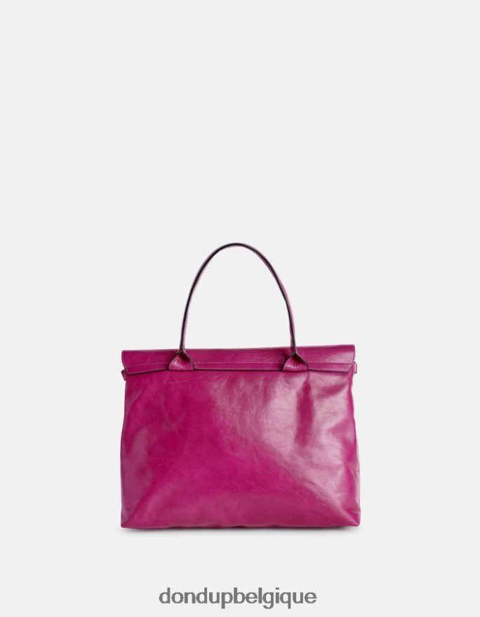 femmes accessoires DONDUP orchidée sac en cuir brillant 8826D0485
